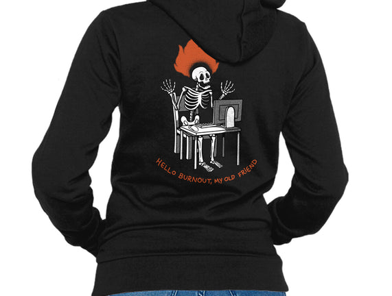 Skeleton Computer Burnout