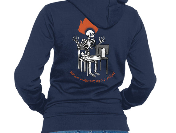 Skeleton Computer Burnout