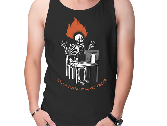 Skeleton Computer Burnout