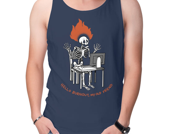 Skeleton Computer Burnout