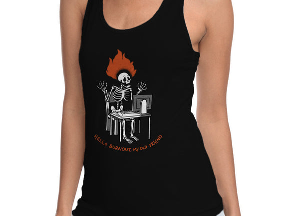 Skeleton Computer Burnout