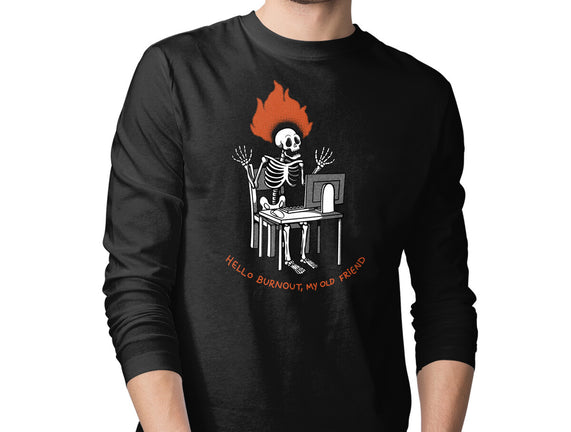 Skeleton Computer Burnout