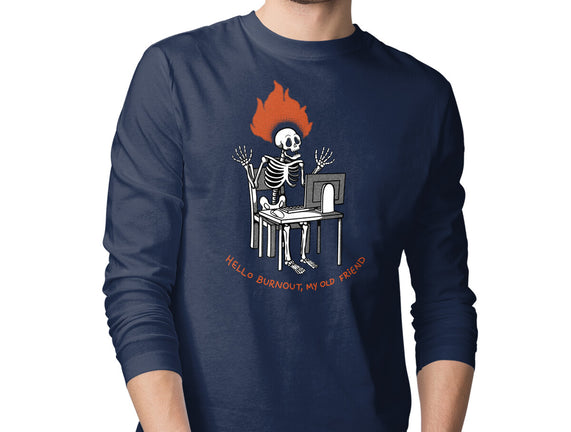 Skeleton Computer Burnout