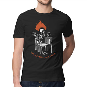 Skeleton Computer Burnout