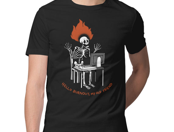 Skeleton Computer Burnout