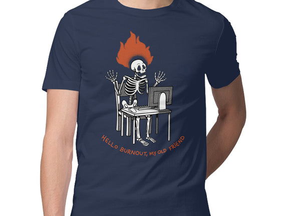 Skeleton Computer Burnout