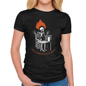 Skeleton Computer Burnout