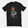 Skeleton Computer Burnout-Unisex-Basic-Tee-tobefonseca