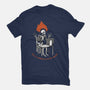 Skeleton Computer Burnout-Mens-Basic-Tee-tobefonseca