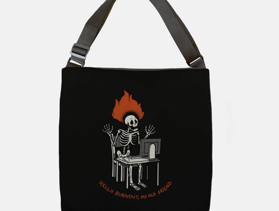 Skeleton Computer Burnout