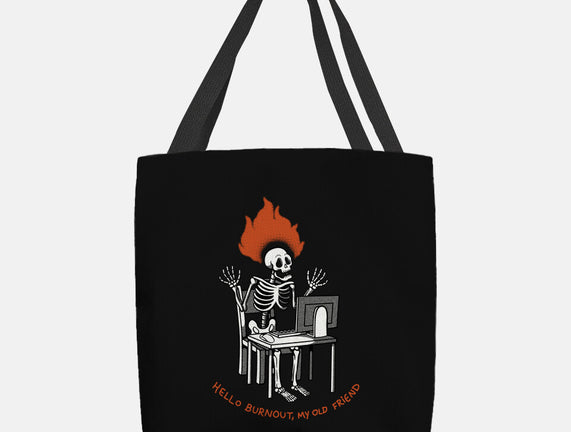 Skeleton Computer Burnout