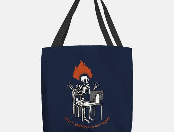 Skeleton Computer Burnout