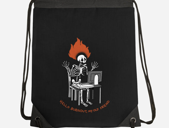 Skeleton Computer Burnout