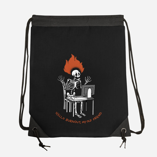 Skeleton Computer Burnout-None-Drawstring-Bag-tobefonseca