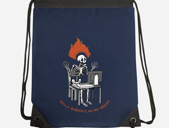 Skeleton Computer Burnout
