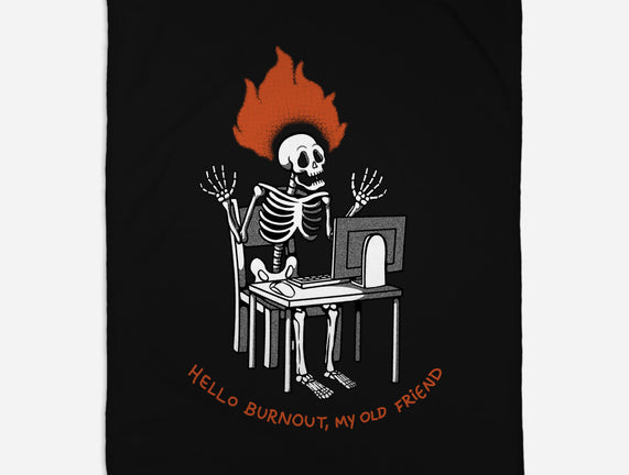 Skeleton Computer Burnout