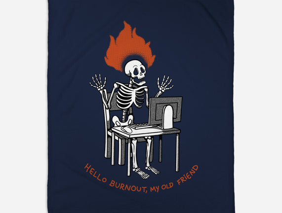 Skeleton Computer Burnout