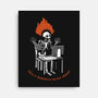 Skeleton Computer Burnout-None-Stretched-Canvas-tobefonseca