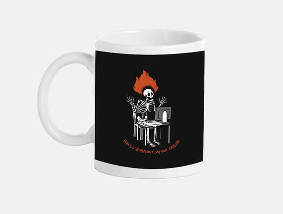 Skeleton Computer Burnout