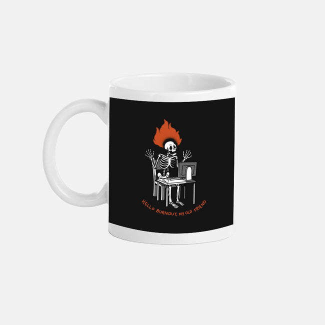 Skeleton Computer Burnout-None-Mug-Drinkware-tobefonseca