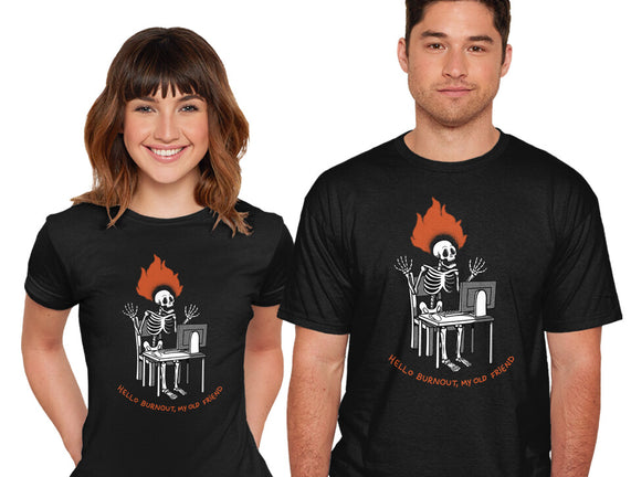 Skeleton Computer Burnout