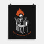 Skeleton Computer Burnout-None-Matte-Poster-tobefonseca
