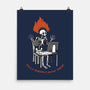 Skeleton Computer Burnout-None-Matte-Poster-tobefonseca