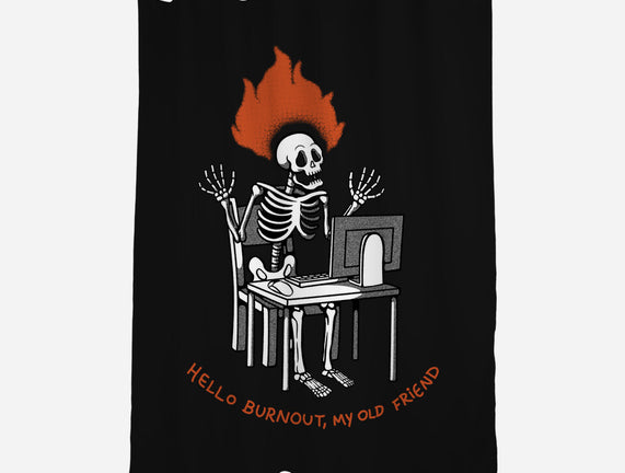 Skeleton Computer Burnout