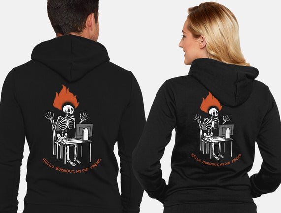 Skeleton Computer Burnout