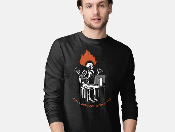 Skeleton Computer Burnout