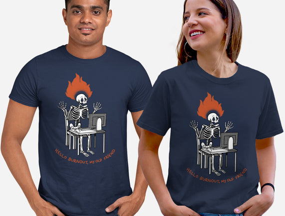 Skeleton Computer Burnout