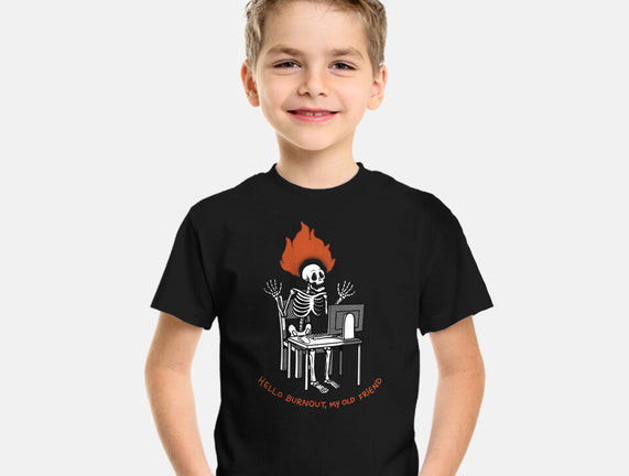 Skeleton Computer Burnout
