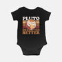 Pluto Vintage Planet-Baby-Basic-Onesie-Studio Mootant