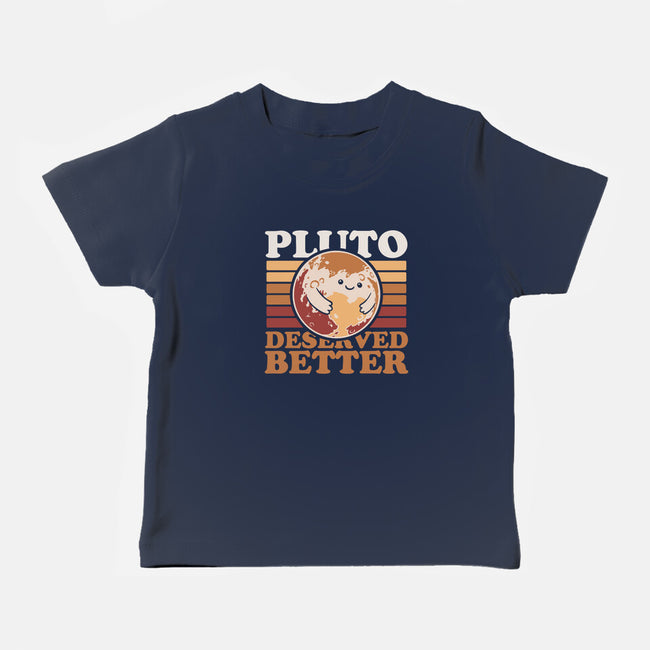 Pluto Vintage Planet-Baby-Basic-Tee-Studio Mootant