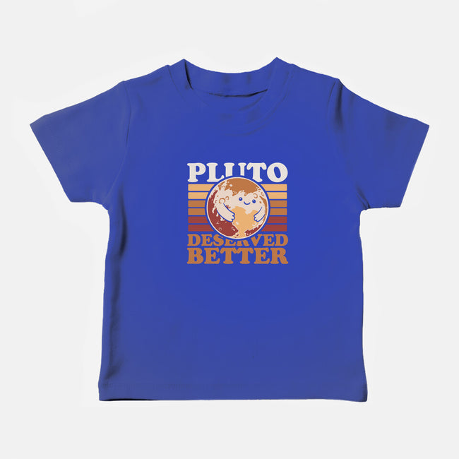 Pluto Vintage Planet-Baby-Basic-Tee-Studio Mootant