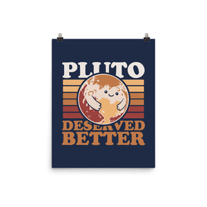 Pluto Vintage Planet