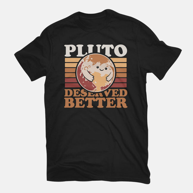 Pluto Vintage Planet-Womens-Fitted-Tee-Studio Mootant