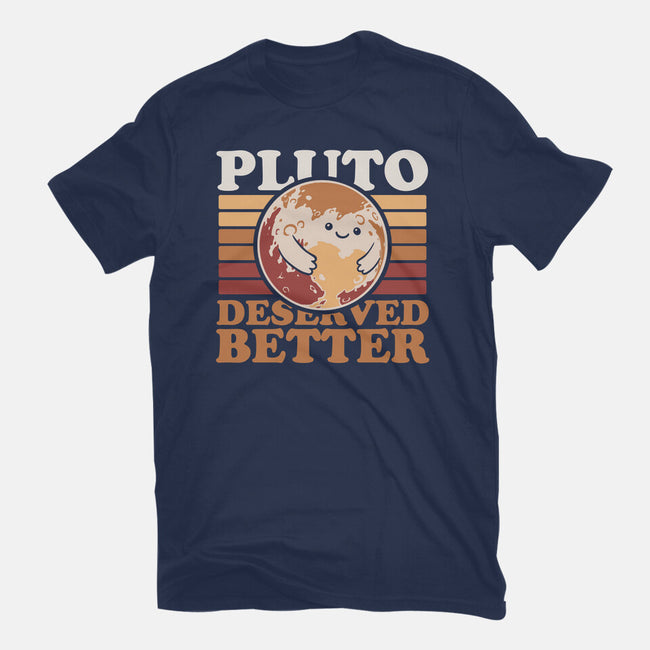 Pluto Vintage Planet-Womens-Fitted-Tee-Studio Mootant