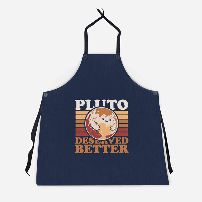 Pluto Vintage Planet-Unisex-Kitchen-Apron-Studio Mootant