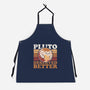 Pluto Vintage Planet-Unisex-Kitchen-Apron-Studio Mootant