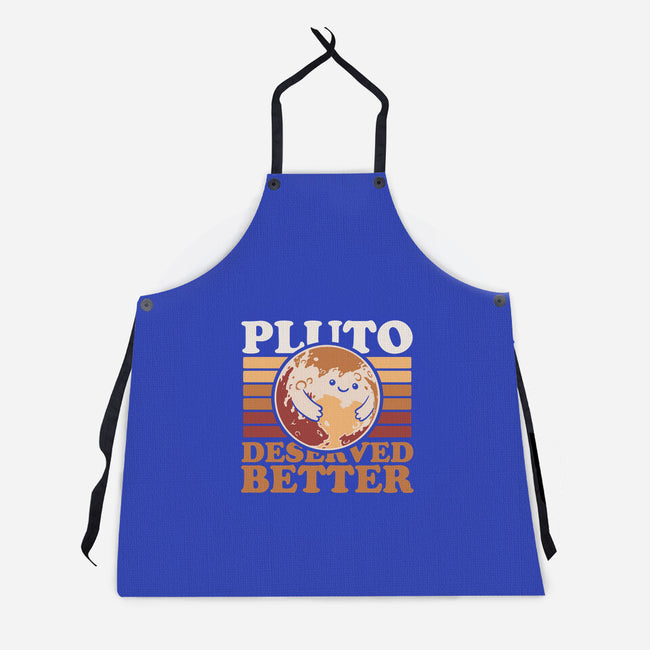 Pluto Vintage Planet-Unisex-Kitchen-Apron-Studio Mootant