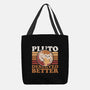 Pluto Vintage Planet-None-Basic Tote-Bag-Studio Mootant