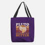 Pluto Vintage Planet-None-Basic Tote-Bag-Studio Mootant
