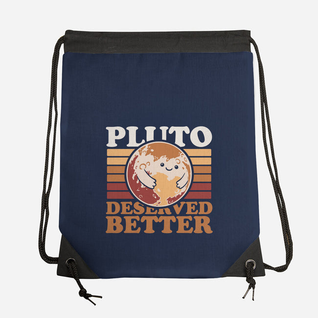 Pluto Vintage Planet-None-Drawstring-Bag-Studio Mootant