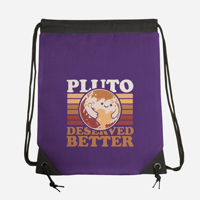 Pluto Vintage Planet-None-Drawstring-Bag-Studio Mootant