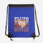 Pluto Vintage Planet-None-Drawstring-Bag-Studio Mootant