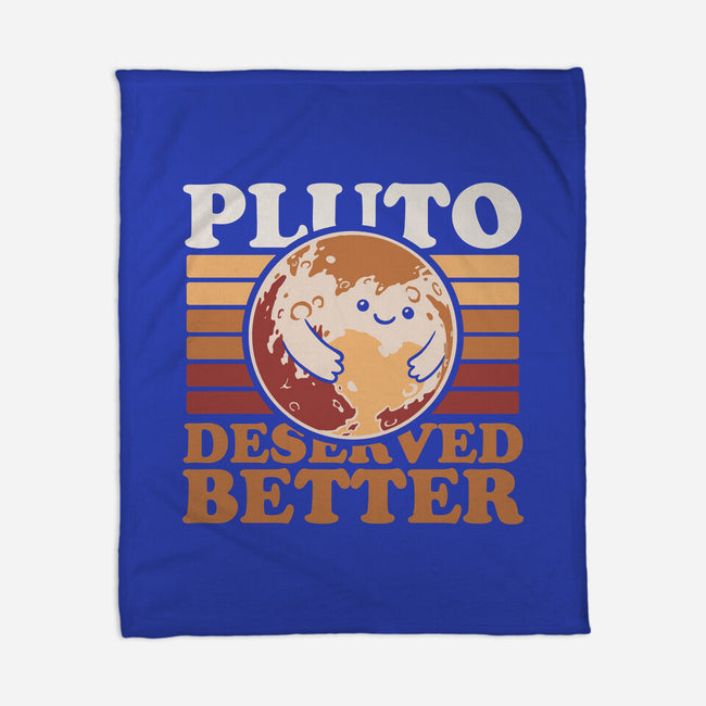 Pluto Vintage Planet-None-Fleece-Blanket-Studio Mootant
