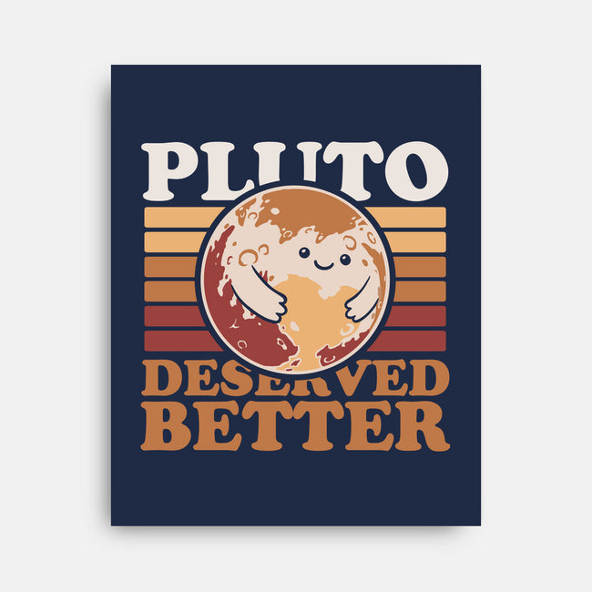 Pluto Vintage Planet-None-Stretched-Canvas-Studio Mootant