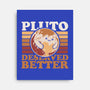 Pluto Vintage Planet-None-Stretched-Canvas-Studio Mootant