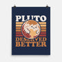 Pluto Vintage Planet-None-Matte-Poster-Studio Mootant